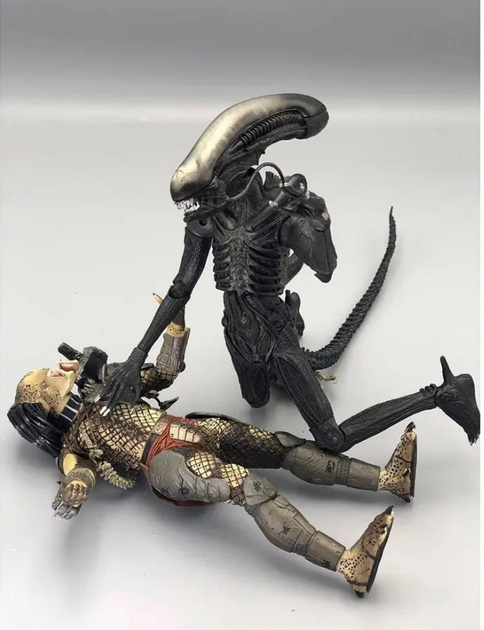 Колекційний набір Alien vs Predator / Чужий проти Хижака — фігурки Xenomorph та Predator з аксесуарами, AVP action figures set - Фото 6 Колекційний набір Alien vs Predator / Чужий проти Хижака — фігурки Xenomorph та Predator з аксесуарами, AVP action figures set - зображення 6