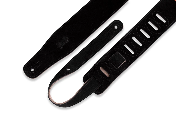 Ремень для гитары LEVY'S MS26-BLK Simply Suede Series (Black) - изображение 2
