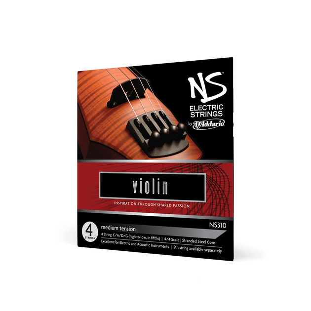 Струны для электронных смычковых инструментов D'Addario NS ELECTRIC VIOLIN STRING SET 4/4 Scale Medium Tension (4 шт.) - Фото 2 Струны для электронных смычковых инструментов D'Addario NS ELECTRIC VIOLIN STRING SET 4/4 Scale Medium Tension (4 шт.) - зображення 2
