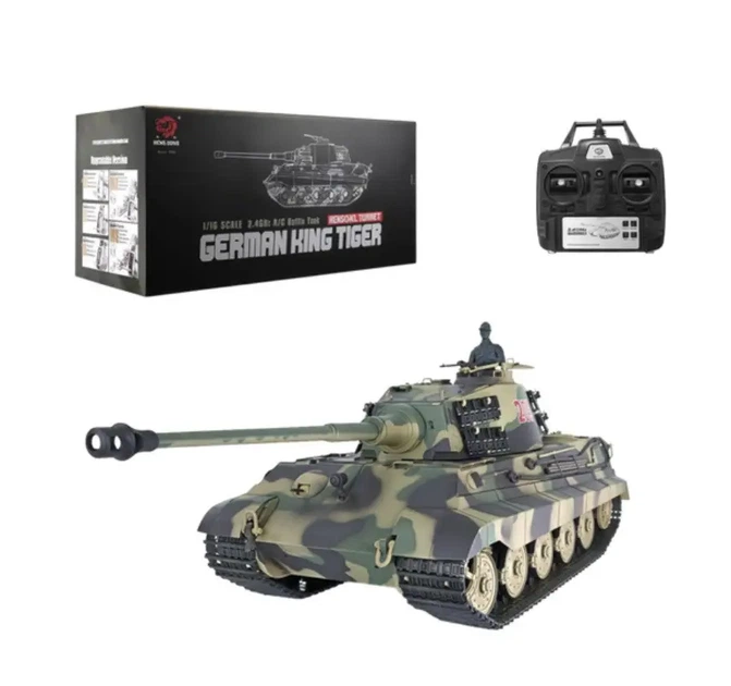 Радіокерований танк King Tiger Heng Long 3888A-1 масштаб 1:16 - зображення 8