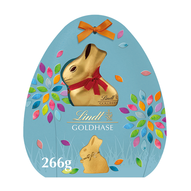 Шоколадний кролик Lindt Golden Bunny 266 г - Фото 2 Шоколадний кролик Lindt Golden Bunny 266 г - зображення 2