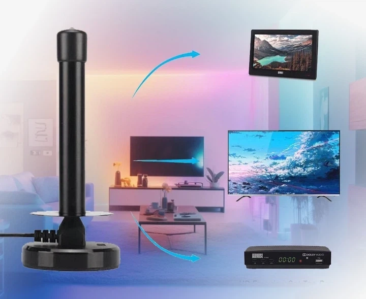 Цифровая комнатная телевизионная антенна DVB-T2\CMMB HD с усилителем STB Happy Home - изображение 2