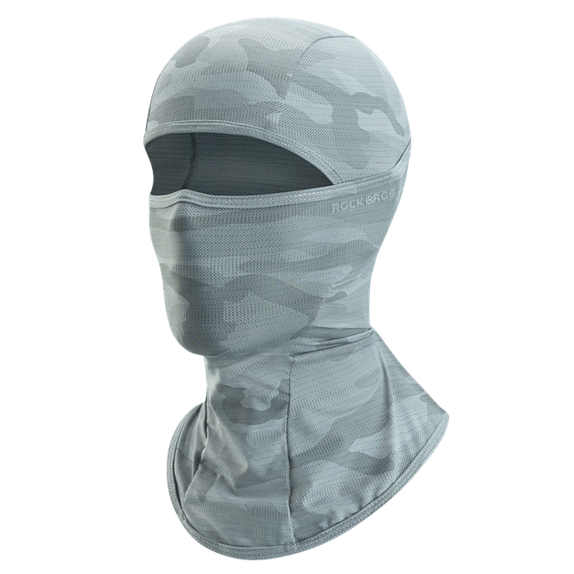 Балаклава для мотоцикла ROCKBROS Full Face, маска для обличчя Ice Silk для їзди, вітрозахисне спорядження для чоловіків та жінок, весна та літо, сірий - Фото 4 Балаклава для мотоцикла ROCKBROS Full Face, маска для обличчя Ice Silk для їзди, вітрозахисне спорядження для чоловіків та жінок, весна та літо, сірий - зображення 4