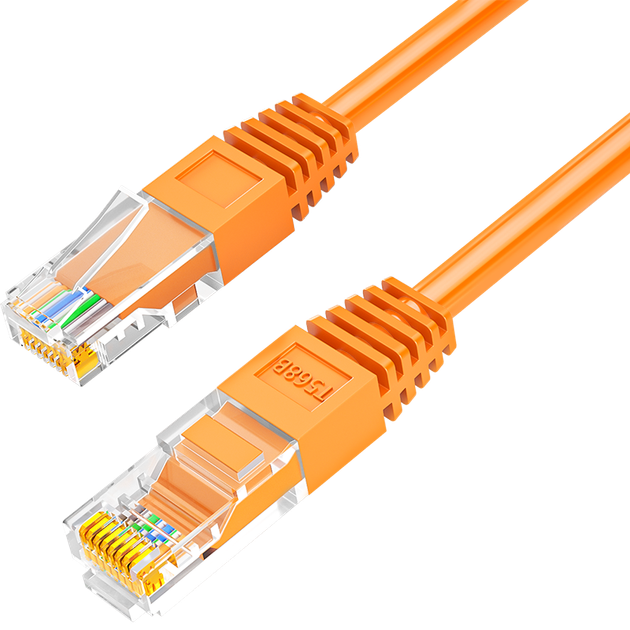 Патч-корд LiJIA Cat 5e неекранований 10 м Жовтогарячий (LJ-5WY010) - Фото 4 Патч-корд LiJIA Cat 5e неекранований 10 м Жовтогарячий (LJ-5WY010) - зображення 4