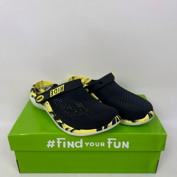 Крокси LiteRide 360 Black/Citrus, розмір 44 - изображение 8