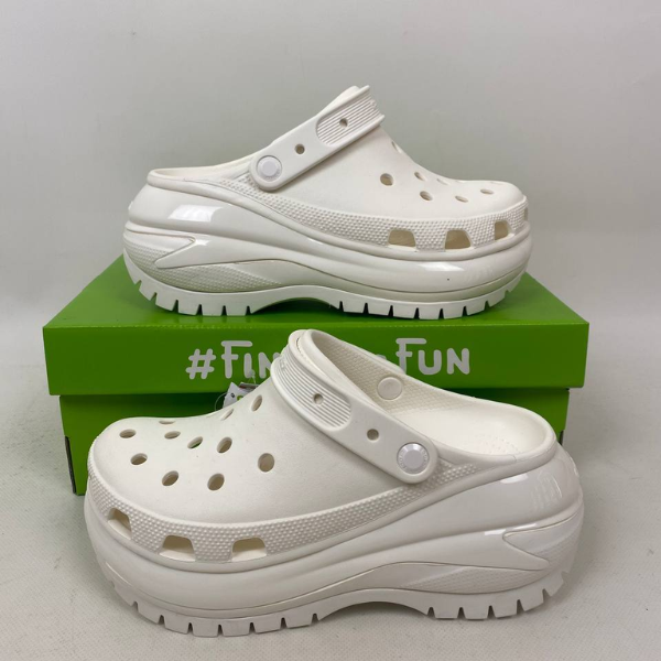 Крокси Classic Mega Crush White, розмір 39 - Фото 8 Крокси Classic Mega Crush White, розмір 39 - изображение 8
