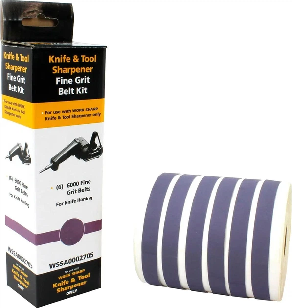 Набір запасних ременів Work Sharp Diamond Belt Kit для керамічних ножів 180/1500 грит WSKTS - Фото 1 Набір запасних ременів Work Sharp Diamond Belt Kit для керамічних ножів 180/1500 грит WSKTS - зображення 1