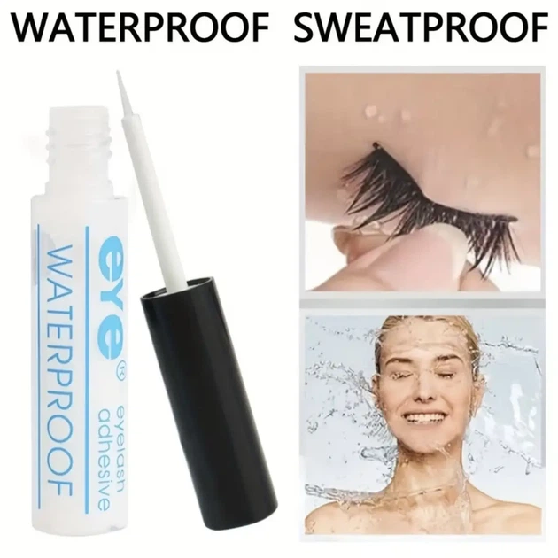 Клей для накладних вій Eye Waterproof — прозорий водостійкий клей для пучкових, стрічкових та магнітних вій - зображення 2