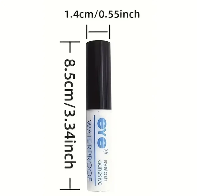 Клей для накладних вій Eye Waterproof — прозорий водостійкий клей для пучкових, стрічкових та магнітних вій - зображення 4