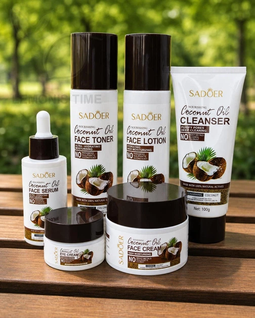 Набор для ухода за лицом SADOER Nourishing Coconut Oil 6 в 1 - изображение 4