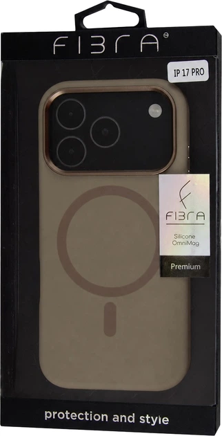 Чохол для смартфона Apple iPhone 17 Pro BeCover FIBRA Silicone OmniMag Brown (BC_716214) - Фото 2 Чохол для смартфона Apple iPhone 17 Pro BeCover FIBRA Silicone OmniMag Brown (BC_716214) - зображення 2