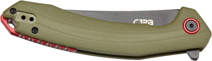 Ніж CJRB Gobi Black Blade Green - зображення 4