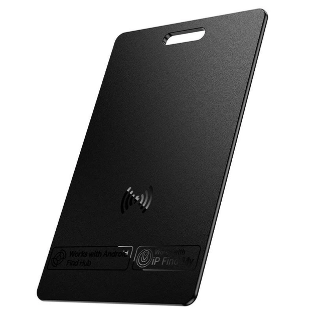 Умный поисковый трекер-карта HOCO E102 Nida Dual card type anti-lost device с поддержкой Apple Find My и Android Find Hub Черный - изображение 5