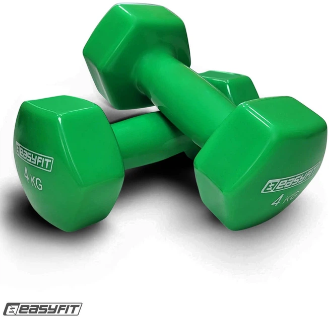 Гантель для фитнеса EasyFit 4 кг 1 шт. с виниловым покрытием цельная литая неразборная Зеленая (EF-0040GR) (56003014) - Фото 2 Гантель для фитнеса EasyFit 4 кг 1 шт. с виниловым покрытием цельная литая неразборная Зеленая (EF-0040GR) (56003014) - изображение 2