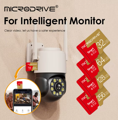 Карта памяти Micro SD MicroDrive 64Gb U3 A1 class 10 + SD адаптер - изображение 3