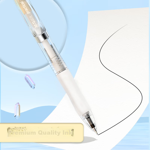 Гелевая ручка M&G Stationery K35 с выдвижным стержнем, 0,5 мм, черная, наконечник ST, стильная, быстросохнущая, практичная для экзаменов и практики, чернила на водной основе, упаковка из 12 штук, AGPK3558A - Фото 7 Гелевая ручка M&G Stationery K35 с выдвижным стержнем, 0,5 мм, черная, наконечник ST, стильная, быстросохнущая, практичная для экзаменов и практики, чернила на водной основе, упаковка из 12 штук, AGPK3558A - изображение 7