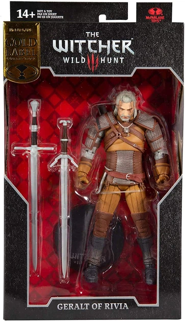 Фигурка Ведьмак Геральт из Ривии Золотая Колекция The Witcher Gaming Geralt McFarlane 13403-2 - Фото 2 Фигурка Ведьмак Геральт из Ривии Золотая Колекция The Witcher Gaming Geralt McFarlane 13403-2 - изображение 2