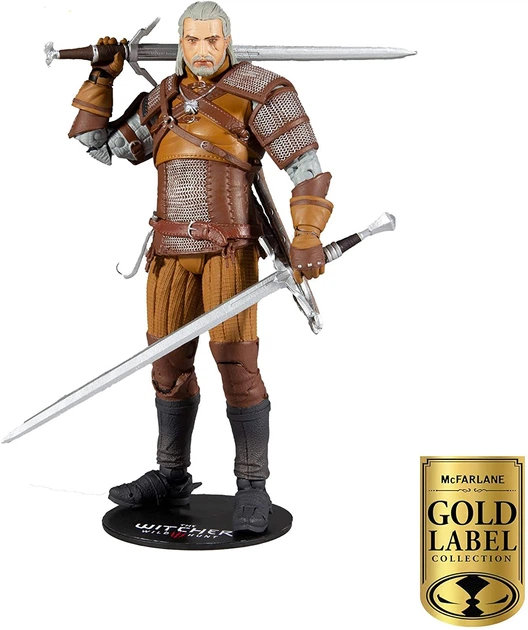 Фигурка Ведьмак Геральт из Ривии Золотая Колекция The Witcher Gaming Geralt McFarlane 13403-2 - Фото 3 Фигурка Ведьмак Геральт из Ривии Золотая Колекция The Witcher Gaming Geralt McFarlane 13403-2 - изображение 3