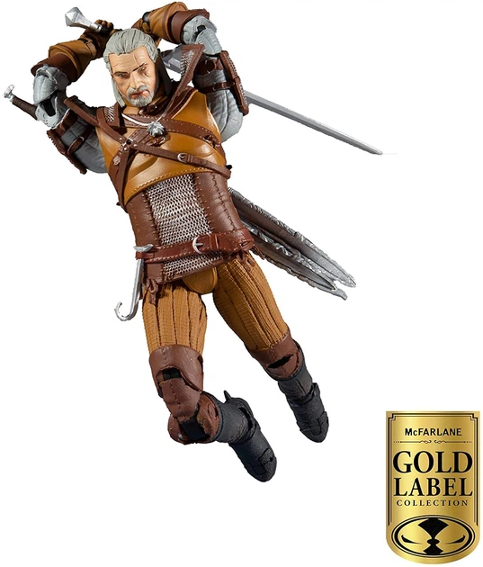 Фигурка Ведьмак Геральт из Ривии Золотая Колекция The Witcher Gaming Geralt McFarlane 13403-2 - Фото 7 Фигурка Ведьмак Геральт из Ривии Золотая Колекция The Witcher Gaming Geralt McFarlane 13403-2 - изображение 7