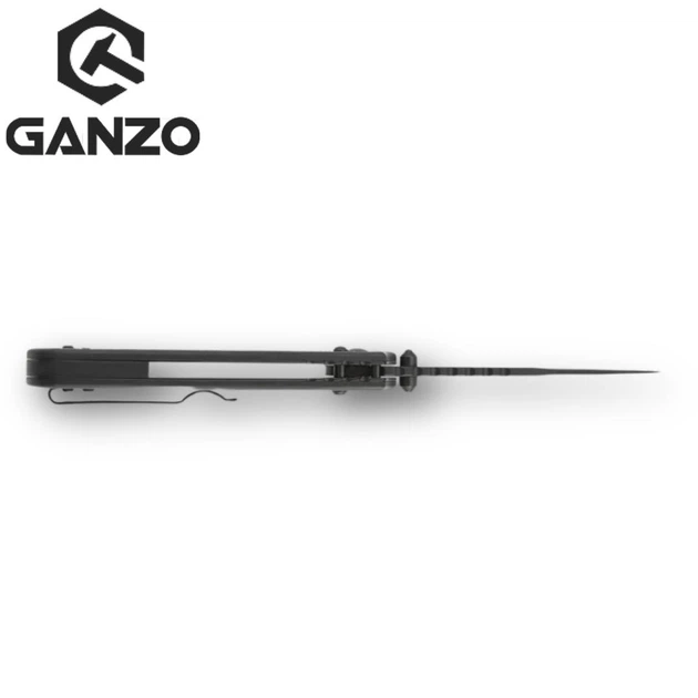 Нiж складаний Ganzo G768PT-BK чорний клинок - изображение 5