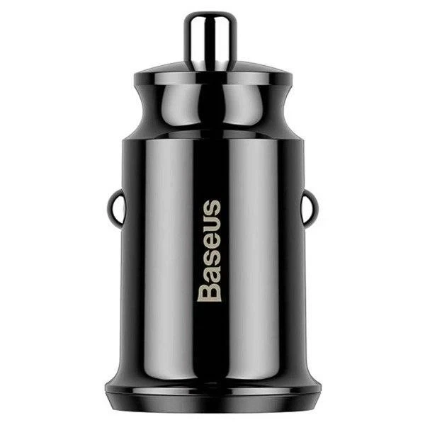 Автомобільний зарядний пристрій Baseus Grain CCALL-ML01, 2 USB-A, 3.1 A, чорний - Фото 6 Автомобільний зарядний пристрій Baseus Grain CCALL-ML01, 2 USB-A, 3.1 A, чорний - изображение 6