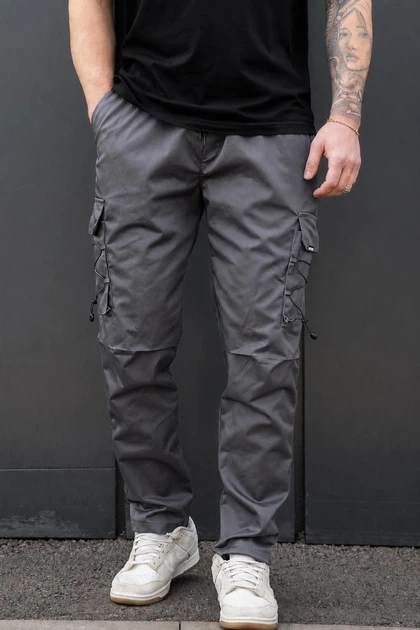 Чоловічі Трикотажні Штани Карго Without Delta Fenix XL Gray - изображение 2