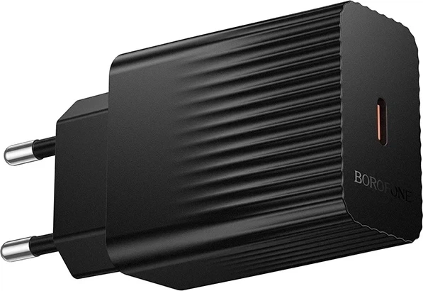Мережевий зарядний пристрій BOROFONE BAS75A USB Type-C PD30W чорний - Фото 5 Мережевий зарядний пристрій BOROFONE BAS75A USB Type-C PD30W чорний - изображение 5