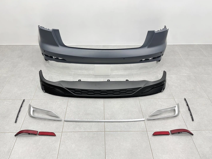 Бампер задній у зборі S-Line CHROME 2022+ для Audi A6 C8 2018+ для Audi A6 C8 2018- (9410) - Фото 3 Бампер задній у зборі S-Line CHROME 2022+ для Audi A6 C8 2018+ для Audi A6 C8 2018- (9410) - зображення 3