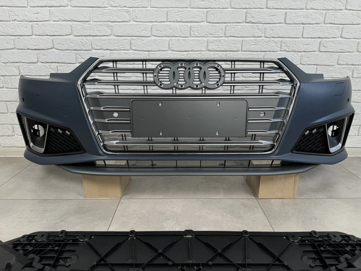 Передний бампер в сборе S-Line 2018- для Audi A4 B9 2015-2019 для Audi A4 B9 2015-2023 (8531) - изображение 7
