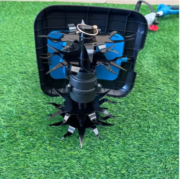 Аккумуляторный культиватор Makita 48 В ручной мотокультиватор 6 А·ч бесщеточный с 2 аккумуляторами электротяпка для рыхления прополки обработки почвы сада огорода клумб 23 см - изображение 6