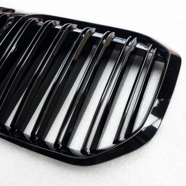 Решітка радіатора BMW X7 G07 2019-2022 у стилі М чорні ніздрі БМВ TechPro (LMBMGRX701) - зображення 2