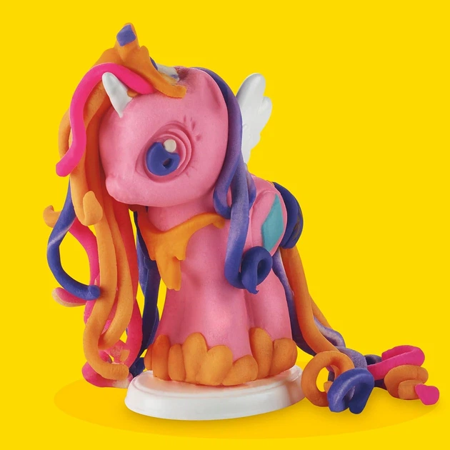 Набор для лепки Hasbro Play-Doh «Создай и укрась пони» My Little Pony (B0009) - Фото 6 Набор для лепки Hasbro Play-Doh «Создай и укрась пони» My Little Pony (B0009) - изображение 6