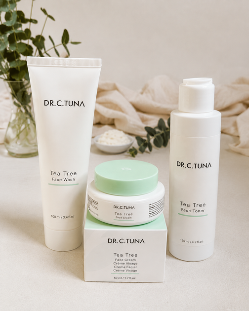 Набор косметики с чайным деревом Tea Tree Dr.Tuna - Фото 1 Набор косметики с чайным деревом Tea Tree Dr.Tuna - изображение 1
