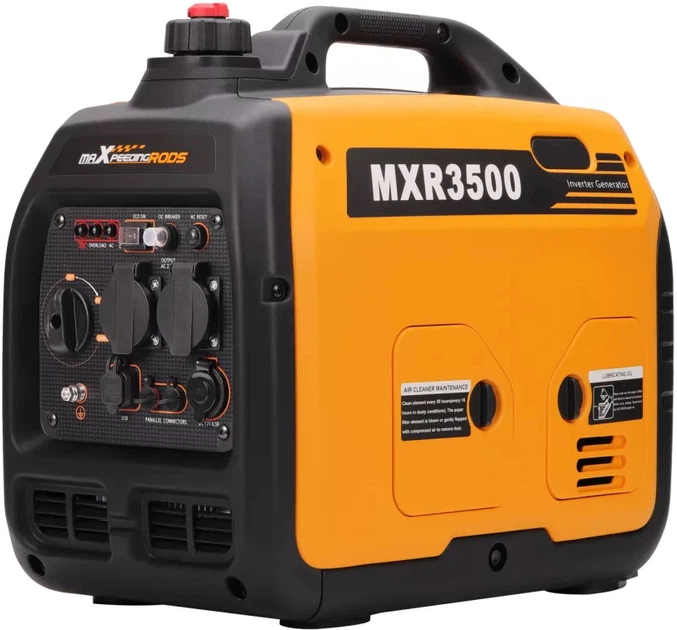 Генератор инверторный бензиновый MXR 3500 (3 кВт), однофазный, 220В, 50 Гц, объем бака 4 л, ручной запуск (YT33384) - изображение 2