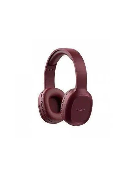 Навушники бездротові HAVIT HV-H2590BT PRO Red - зображення 2