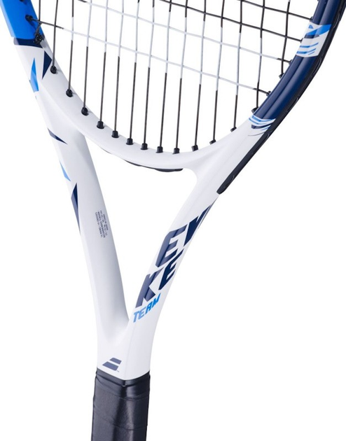 Ракетка для тенниса Babolat EVOKE TEAM синяя легкая для начинающих и любителей контроль мяча - изображение 4