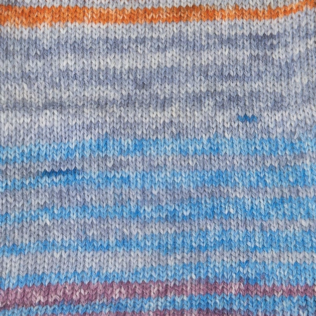 Пряжа YarnArt Forza Stripe, №2805 - 100 г / 420 м, носочная пряжа секционного окрашивания для вязания носков, варежек и одежды - изображение 2