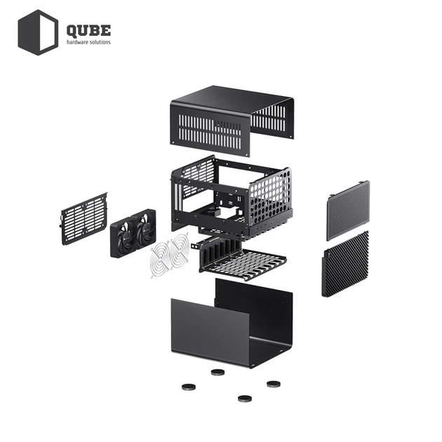 Корпус JONSBO N3 Black без БП (N3 Black) - изображение 9