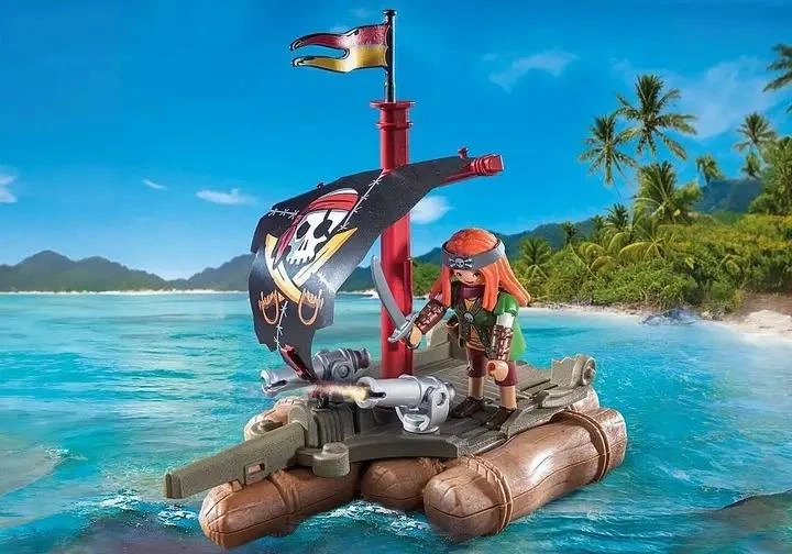 Уцінка Ігровий набір Playmobil Pirates Піратський пліт зі скарбами 71794 41 деталь (SKU-356.1) - Фото 5 Уцінка Ігровий набір Playmobil Pirates Піратський пліт зі скарбами 71794 41 деталь (SKU-356.1) - изображение 5