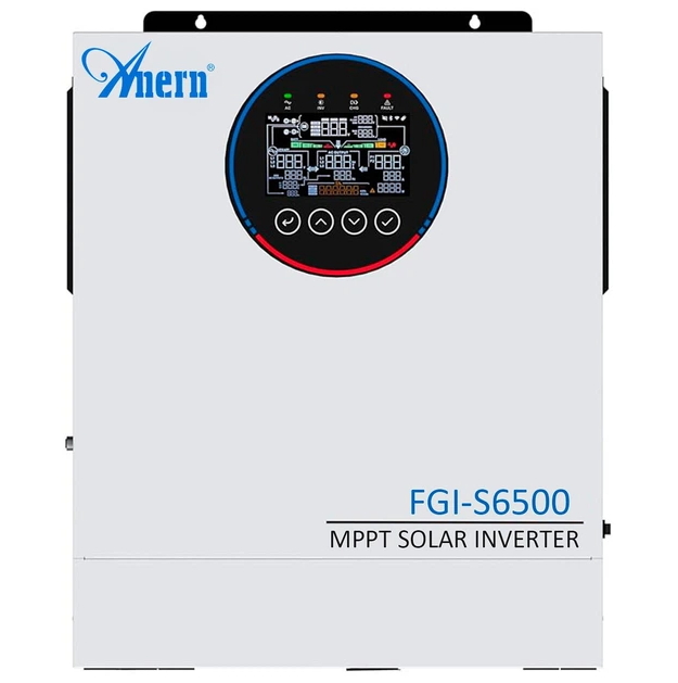 Инвертор гибридный Anern AN-FGI-S6500+WiFi 48V 6500Вт - Фото 2 Инвертор гибридный Anern AN-FGI-S6500+WiFi 48V 6500Вт - изображение 2
