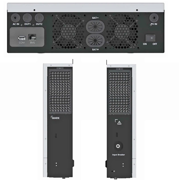 Инвертор гибридный Anern AN-FGI-S6500+WiFi 48V 6500Вт - Фото 4 Инвертор гибридный Anern AN-FGI-S6500+WiFi 48V 6500Вт - изображение 4