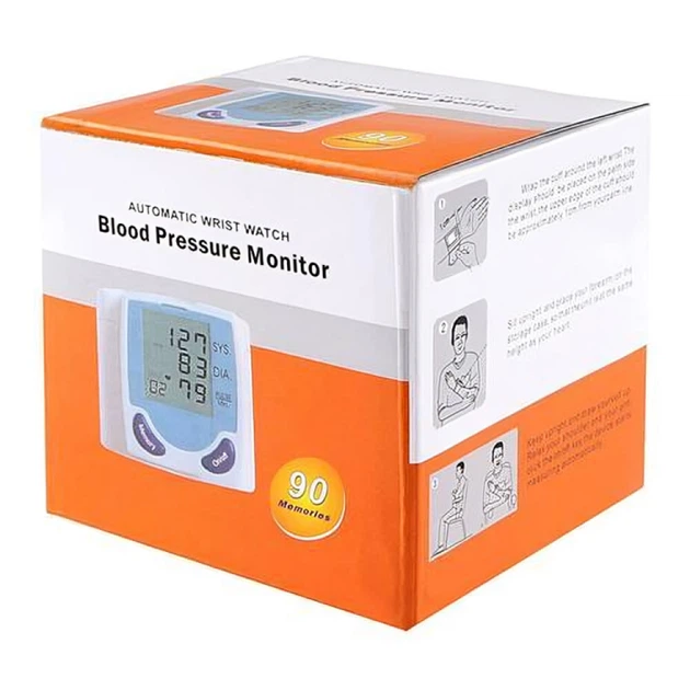 Автоматический тонометр на запястье Blood Pressure Monitor V622HBLI - изображение 10