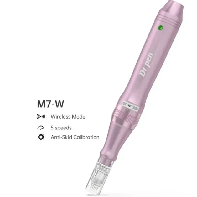 Дермапен Dr. Pen Ultima M7-C Pink апарат для мікронідлінгу та мезотерапії обличчя - зображення 3