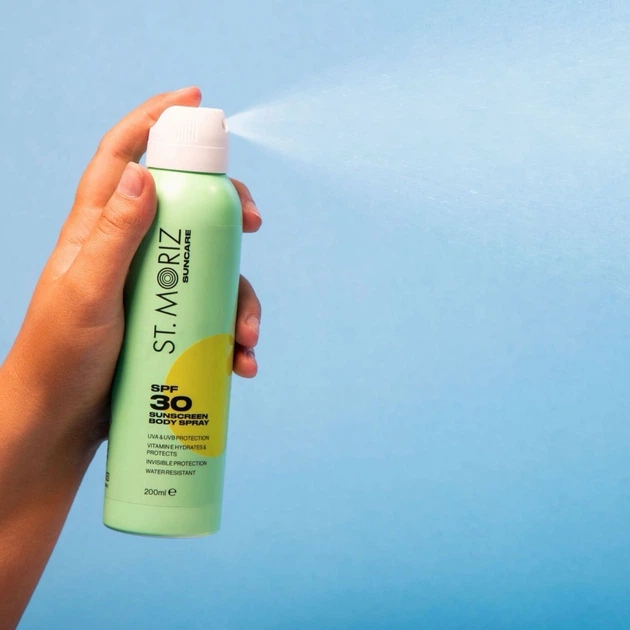 St.Moriz Suncare SPF30 Body Spray Сонцезахисний спрей для тіла, 200 мл - изображение 3