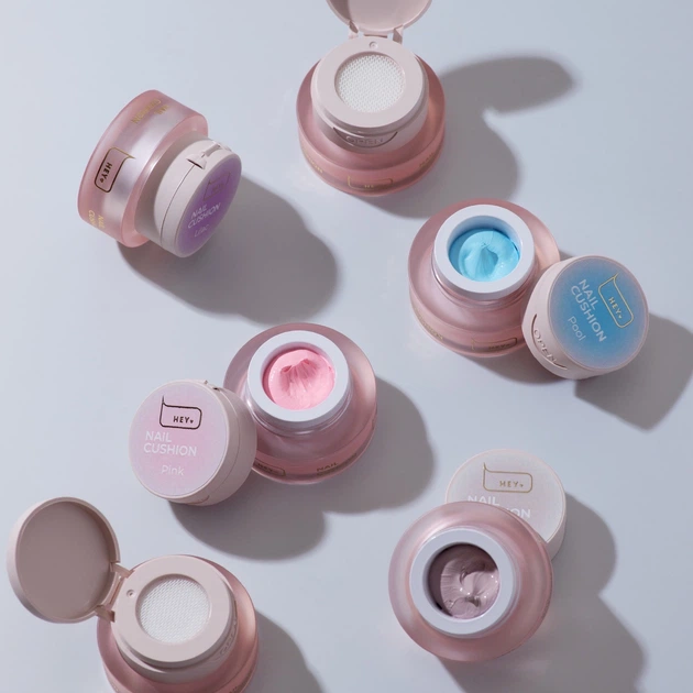 HEYLOVE Nail Cushion Set White Набір гелевих фарб та аксесуарів для омбре - изображение 5