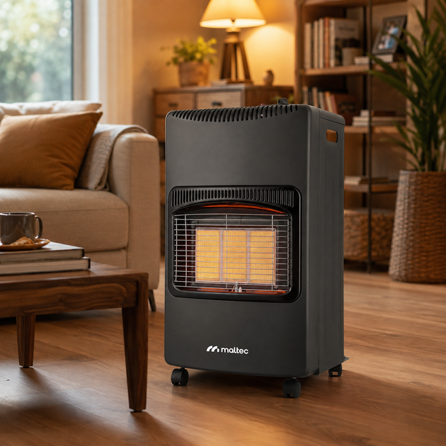 Газовый обогреватель MalTec GAS-5000WT 4,2 кВт керамический с редуктором и шлангом, складной. - Фото 4 Газовый обогреватель MalTec GAS-5000WT 4,2 кВт керамический с редуктором и шлангом, складной. - изображение 4