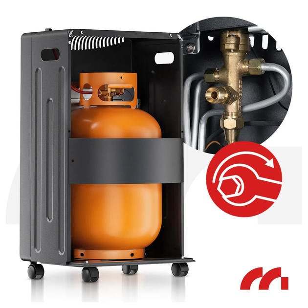 Газовый обогреватель MalTec GAS-5000WT 4,2 кВт керамический с редуктором и шлангом, складной. - Фото 6 Газовый обогреватель MalTec GAS-5000WT 4,2 кВт керамический с редуктором и шлангом, складной. - изображение 6