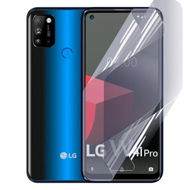 Плёнка гидрогелевая для LG W41 Pro глянцевая противоударная на прозрачная - Фото 1 Плёнка гидрогелевая для LG W41 Pro глянцевая противоударная на прозрачная - изображение 1