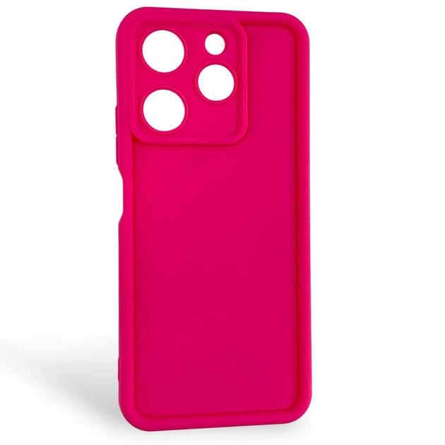 Чехол силиконовый Soft Touch для Tecno Spark 10 Pro (KI7) малиновый (Полная защита камеры) - Фото 1 Чехол силиконовый Soft Touch для Tecno Spark 10 Pro (KI7) малиновый (Полная защита камеры) - изображение 1