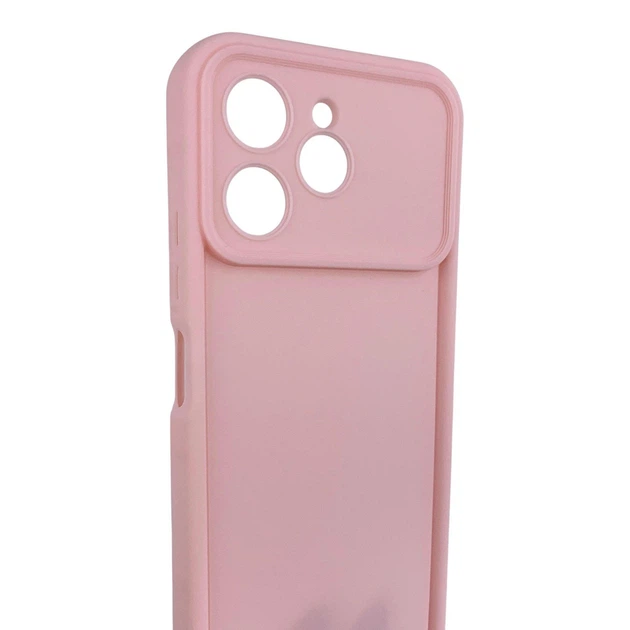 Чехол силиконовый Soft Touch для Tecno Spark 40 (KM5n) розовый (Полная защита камеры) - Фото 3 Чехол силиконовый Soft Touch для Tecno Spark 40 (KM5n) розовый (Полная защита камеры) - изображение 3